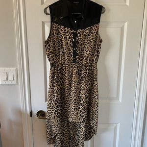 Leopard print dress